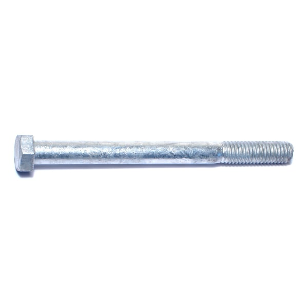 Midwest Fastener 3/8"-16 Hex Head Cap Screw, Hot Dipped Galvanized Steel, 4-1/2 in L, 50 PK 54432 - main